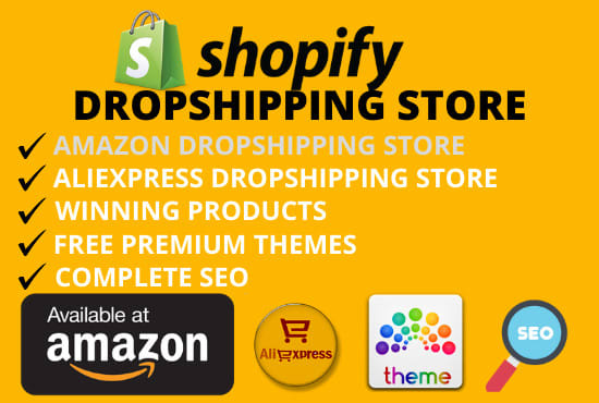 Gig Preview - Develop profitable shopify dropshipping store