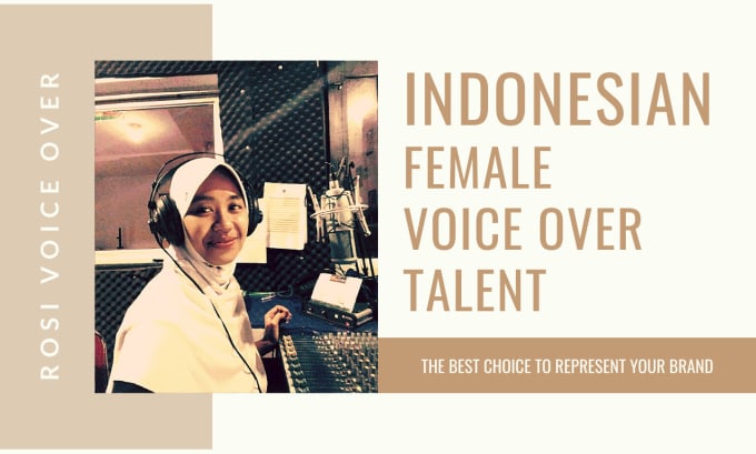 Gig Preview - Record indonesian voice over, bahasa indonesia voice over