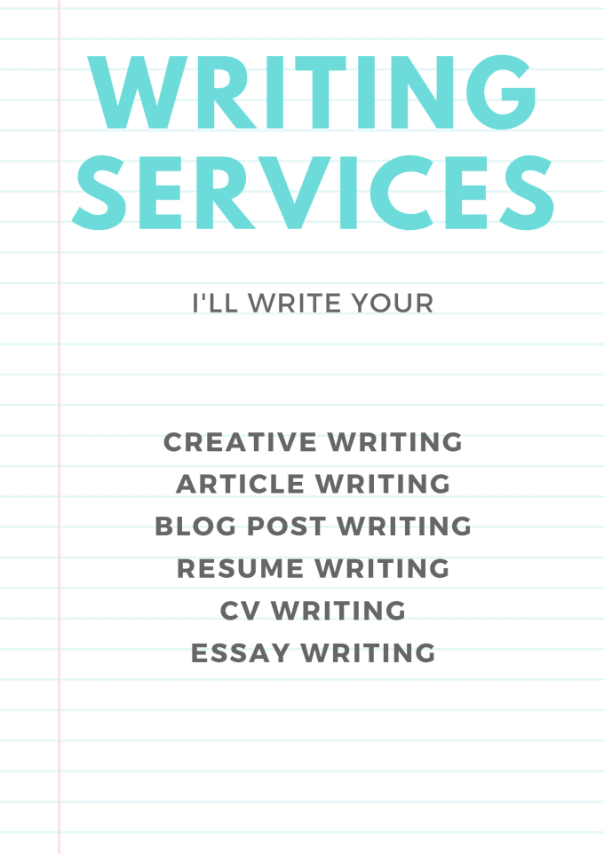 Gig Preview - Do your creative writing essay article blog post and CV