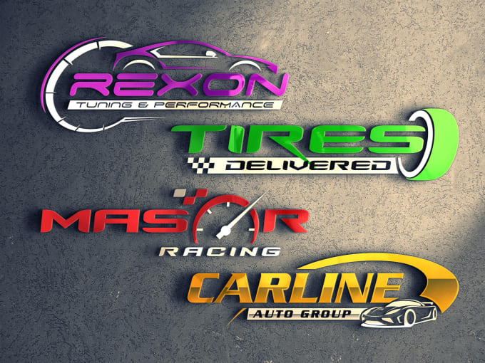 Gig Preview - Design car racing and automotive logo