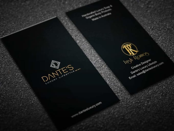 Gig Preview - Design unique custom business, visiting cards