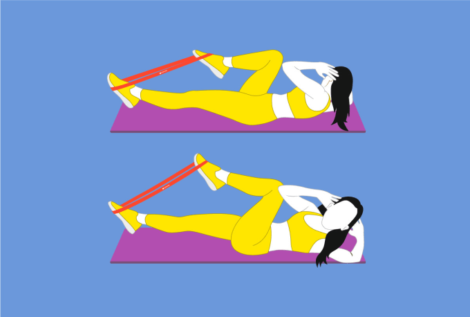 Gig Preview - Do exercise, yoga, fitness pose illustration