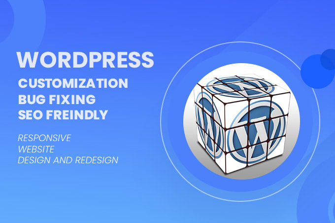 Bestseller - design, develop and customize wordpress website