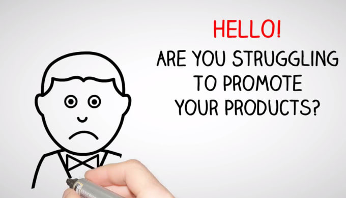 Gig Preview - Create superior quality whiteboard animation explainer video