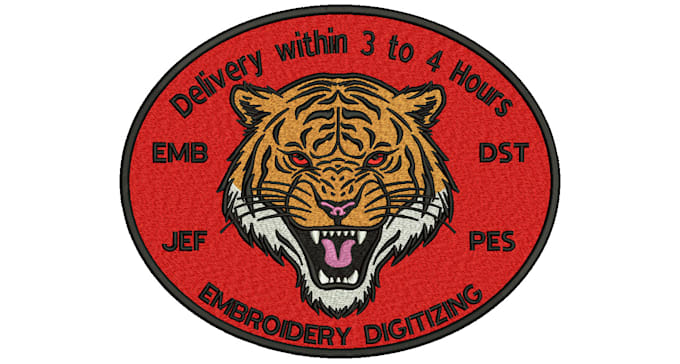 Bestseller - digitize image for embroidery digitizing logo into dst pes emb