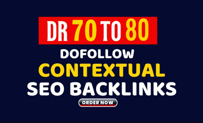 Bestseller - do high quality DR 70 to 80 off page seo backlinks