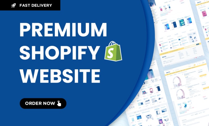 Gig Preview - Design or redesign your shopify website, dropshipping store