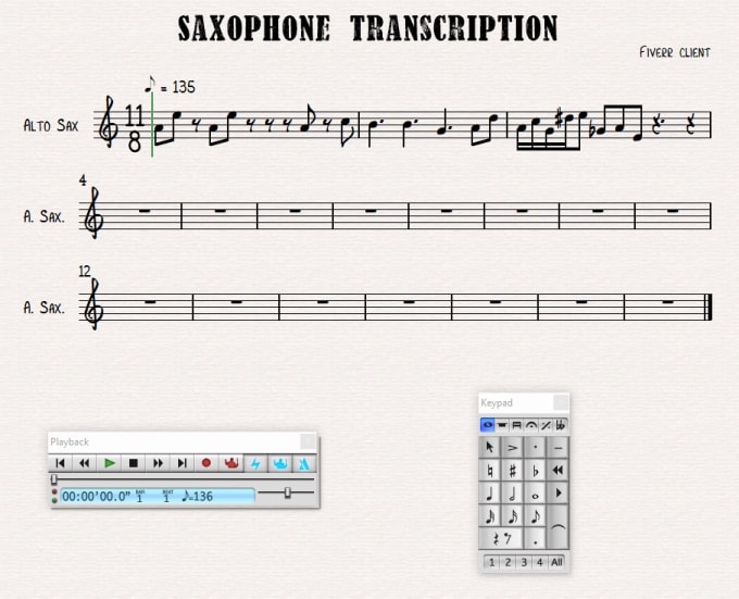 Gig Preview - Transcribe drums or any monophonic instrument to PDF