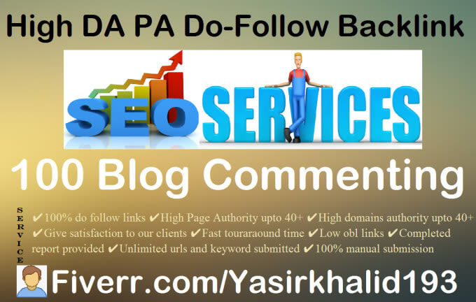 Gig Preview - Dofollow blog commenting high da pa backlinks