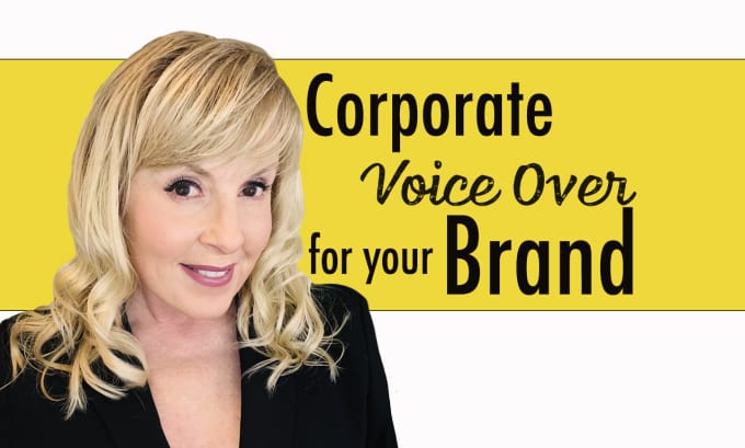 Gig Preview - Record your commercial american female brand voice over