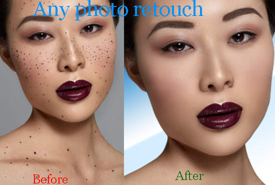 Gig Preview - Professionally retouch and natural looking skin or any photo