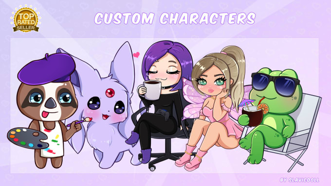 Gig Preview - Draw you a cute custom character