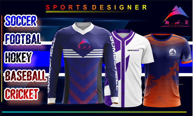 Gig Preview - Design sublimation sports jersey for you and your team