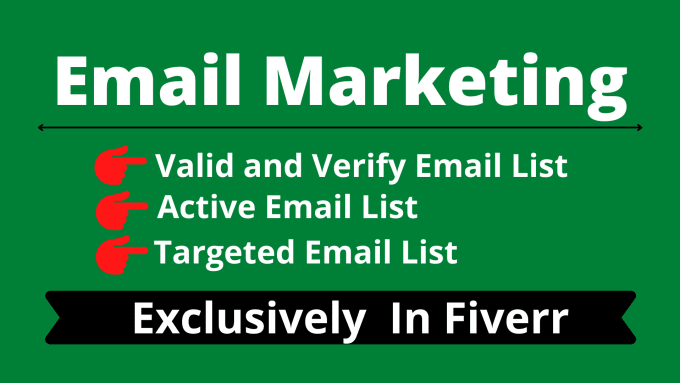 Gig Preview - Collect your targeted email list