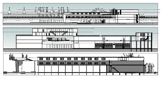 Gig Preview - Do color elevation and section 2d floor plan