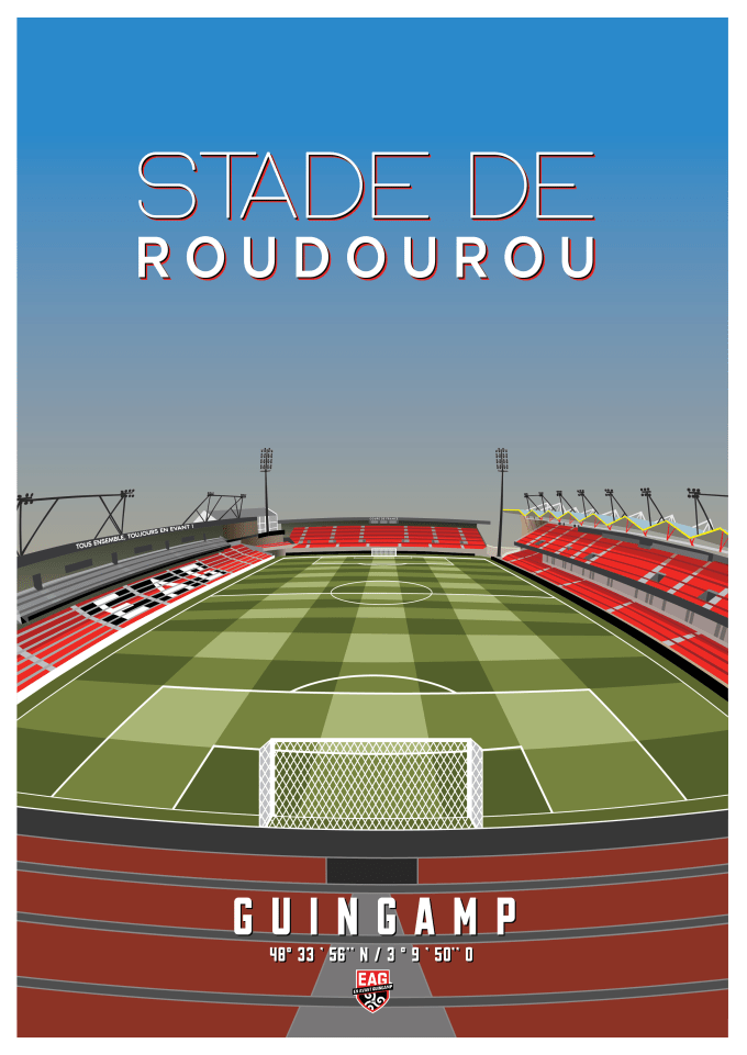 Gig Preview - Make awesome stadium illustrations poster