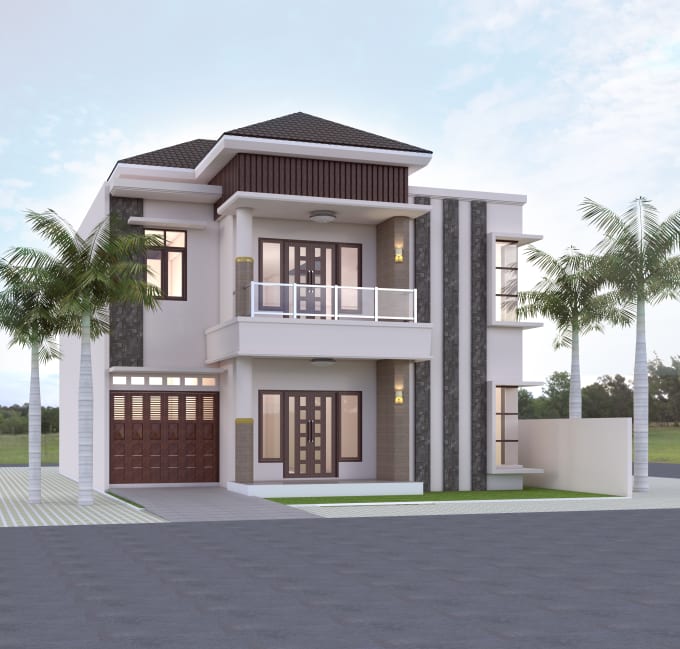 Gig Preview - Create 3d rendering exterior with sketchup