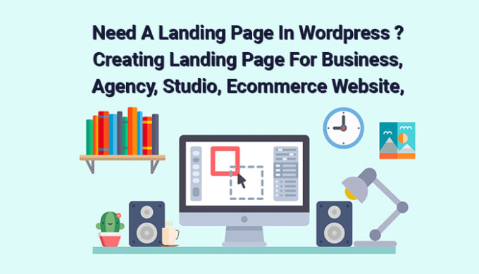 Gig Preview - Create wordpress landing page and creative page for business