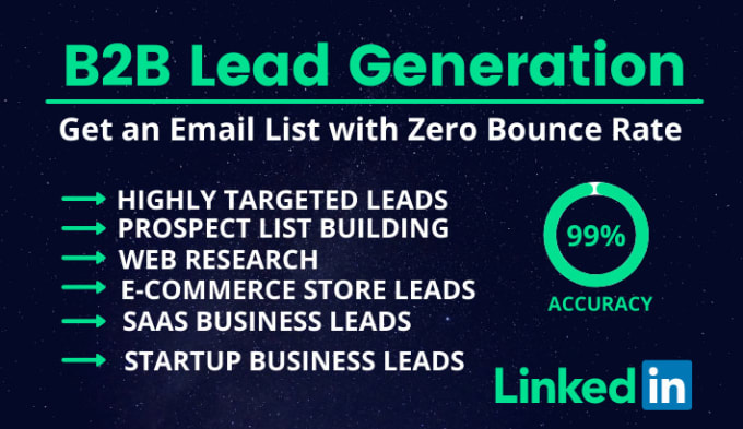 Gig Preview - Do b2b lead generation and targeted prospect list building