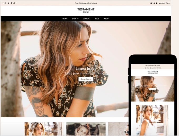 Bestseller - design or redesign shopify store shopify website for business