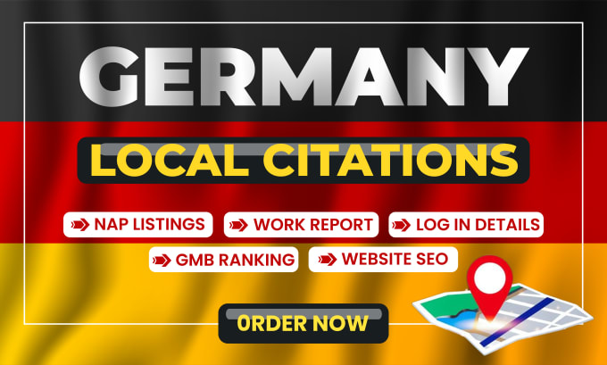 Gig Preview - Do germany local SEO citation directories