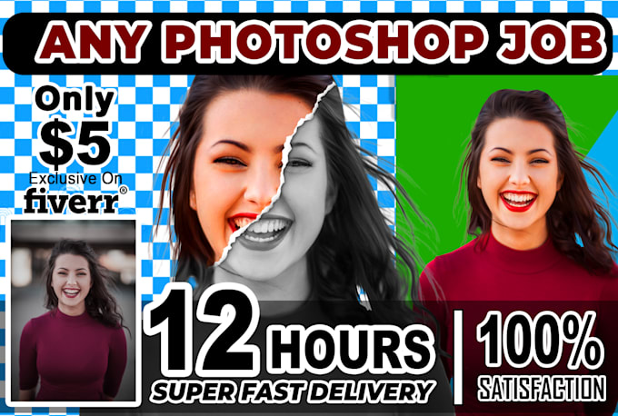 Bestseller - do any photoshop job professional and super fast