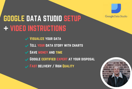 Gig Preview - Create a pro google data studio dashboard or report for you