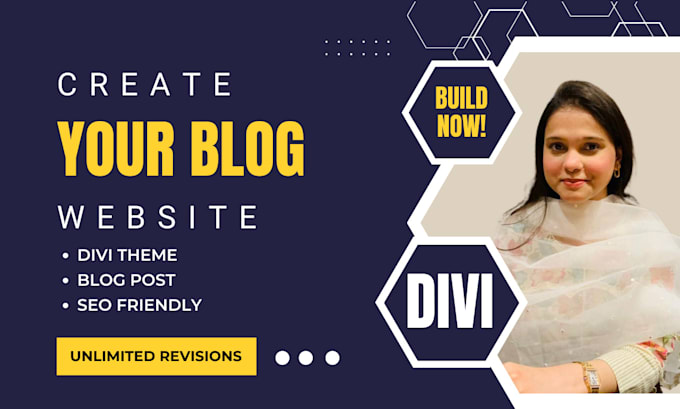 Gig Preview - Create your blog website using the divi theme