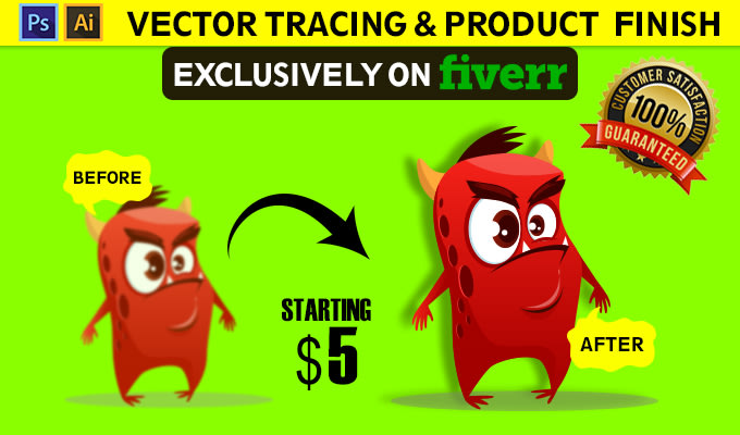 Gig Preview - Do vector tracing and create any product illustration