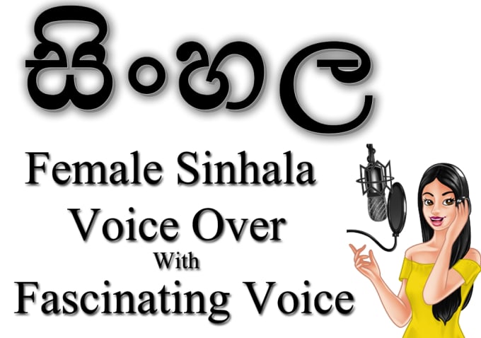 Gig Preview - Do high quality sinhala voice overs with fascinating voice