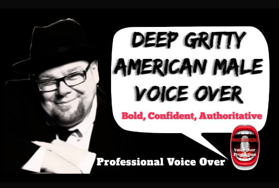 Gig Preview - Do deep american male authoritative voice over