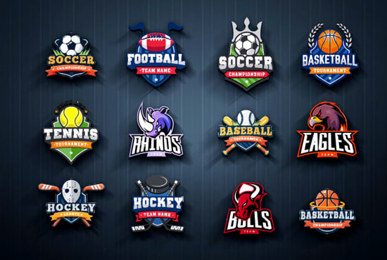 Bestseller - do unique football, soccer club, sports logo design