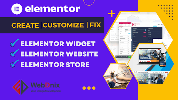 Gig Preview - Build elementor widget, convert figma to elementor website