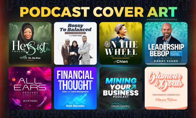 Gig Preview - Design a professional podcast cover art