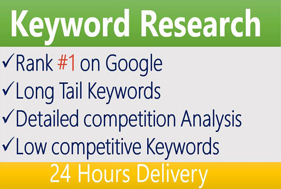 Gig Preview - Do profitable SEO keyword research to top rank