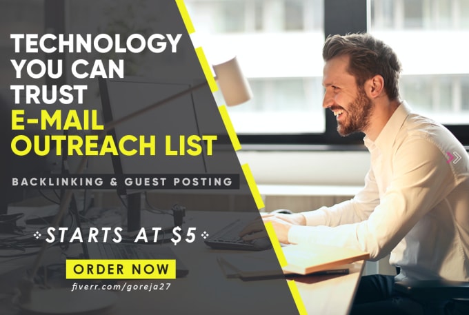 Gig Preview - Send you an outreach email list with technology bloggers