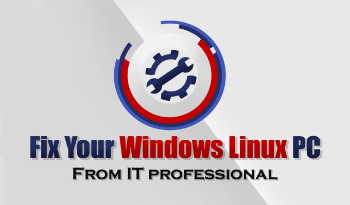 Gig Preview - Provide technical support and fix windows linux laptop PC