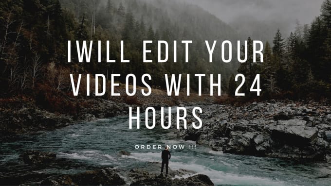 Gig Preview - Be your professional video editor or modern video editing