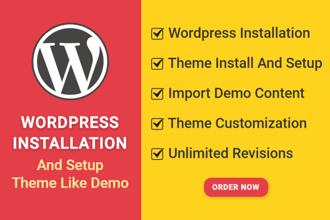 Gig Preview - Install wordpress and setup  theme exactly like the demo