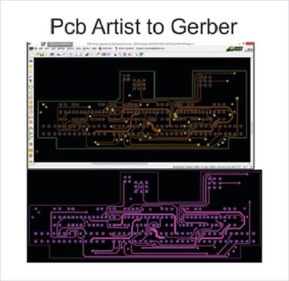 Gig Preview - Convert your pcb artist file to gerber