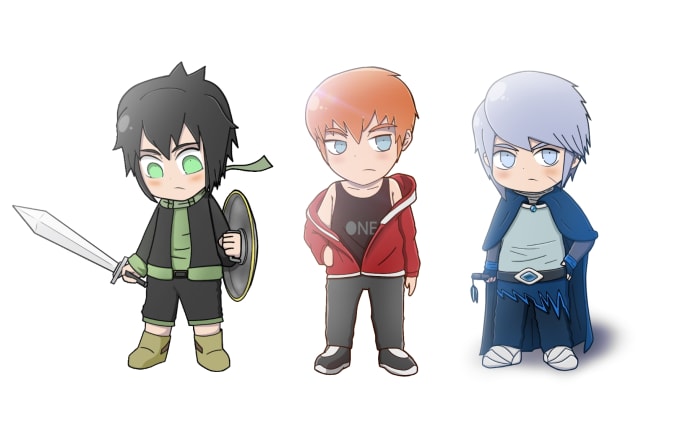 Gig Preview - Draw cute chibi fullbody