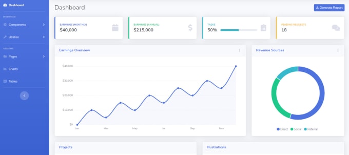 Gig Preview - Build website with django, react, nextjs, flask, javascript bootstrap HTML CSS