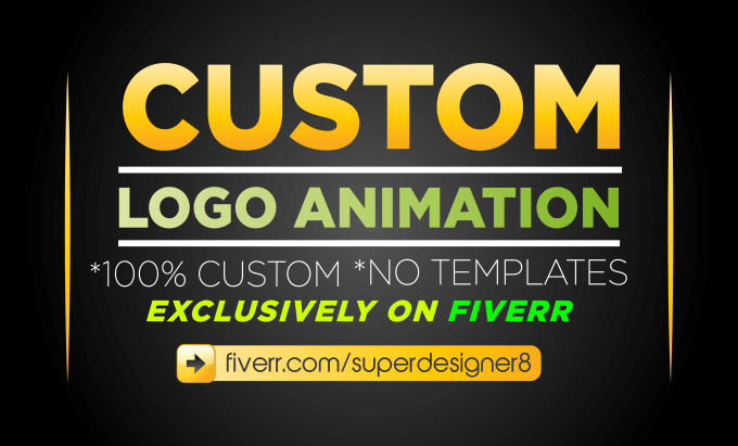 Gig Preview - Create unique professional sensational custom logo animation