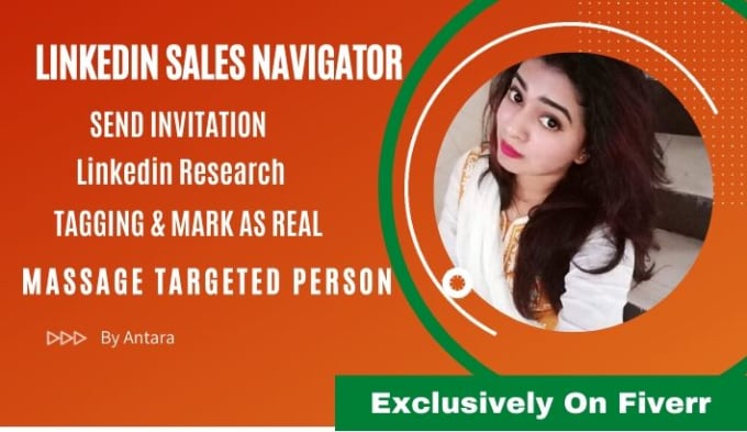 Gig Preview - Be your linkedin sales navigator manager