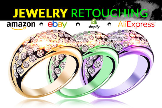 Gig Preview - Photoshop jewelry retouching service in any products