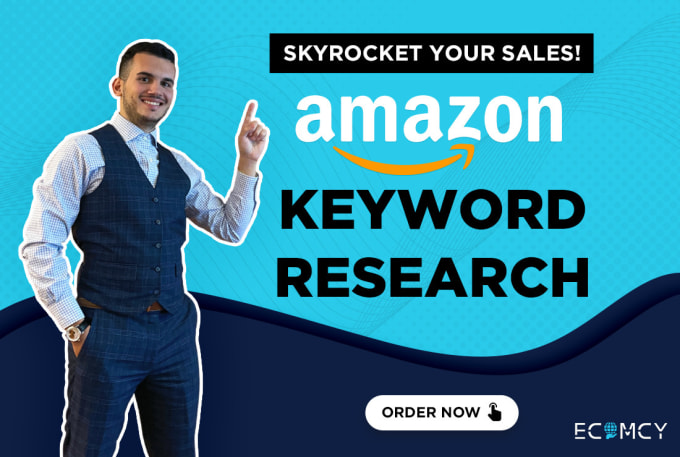 Gig Preview - Our agency will do amazon keyword research to help you rank organically