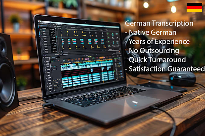 Gig Preview - Transcribe any german audio or video for you