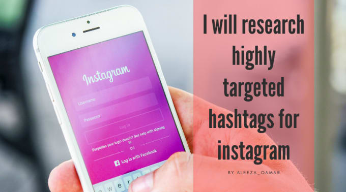 Gig Preview - Research highly targeted hashtags for instagram