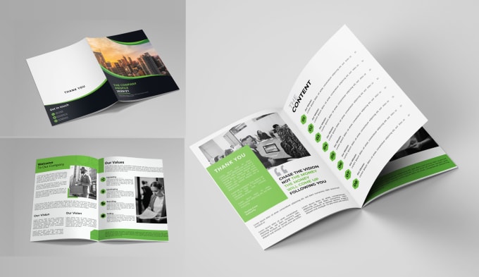 Bestseller - design any professional  brochure with free mockup