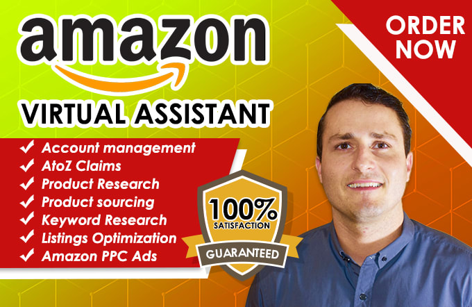 Gig Preview - Be your amazon virtual assistant and manage your store VA consultant